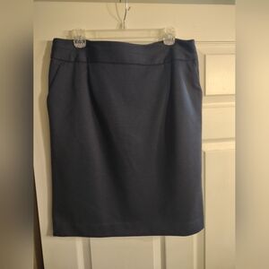 George Navy Pencil Skirt